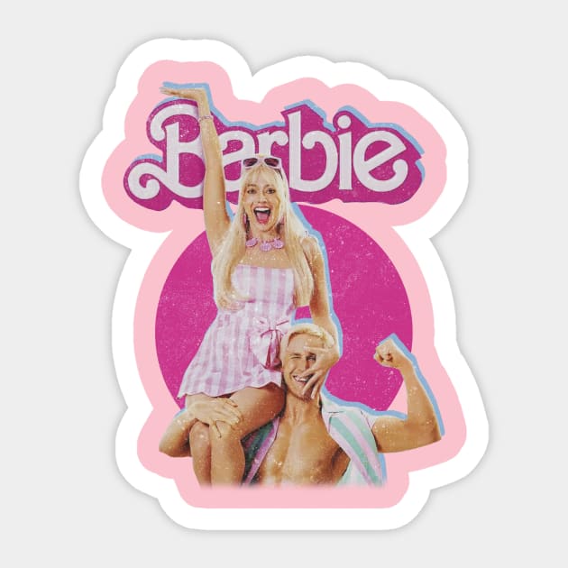 barbie - morgot robbie ryan gosling Sticker by LegendDerry